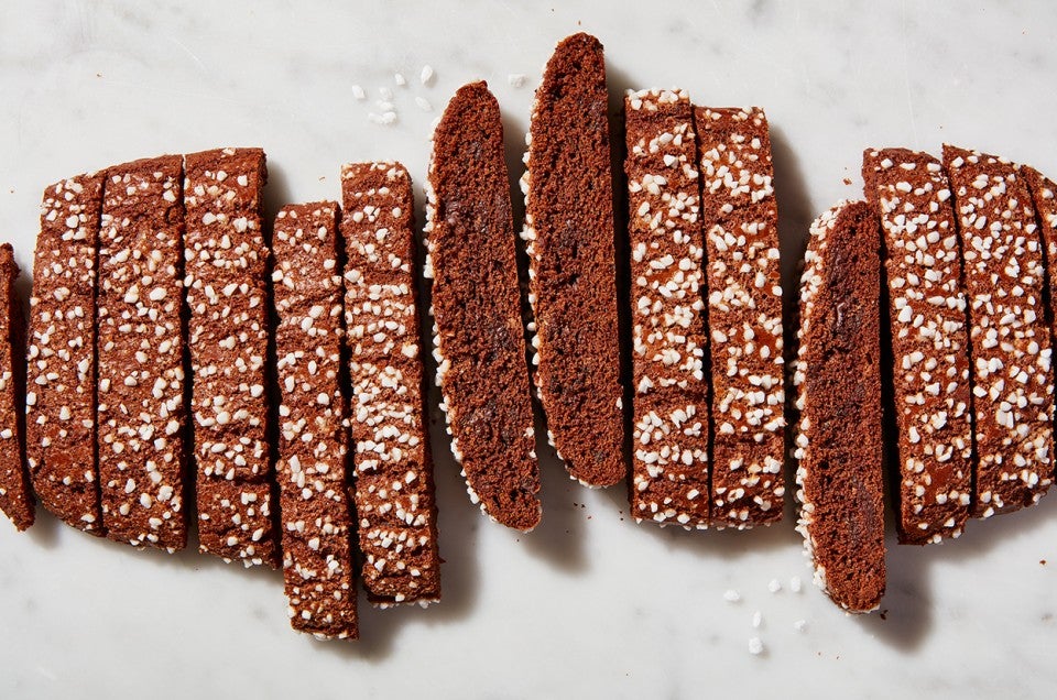 Malted Brownie Biscotti